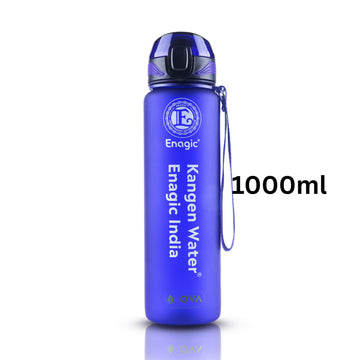 Enagic Kangen 1000ml Tritan Water Bottle – Matte Finish | BPA-Free, Leakproof, Reusable with Cup Style Lid