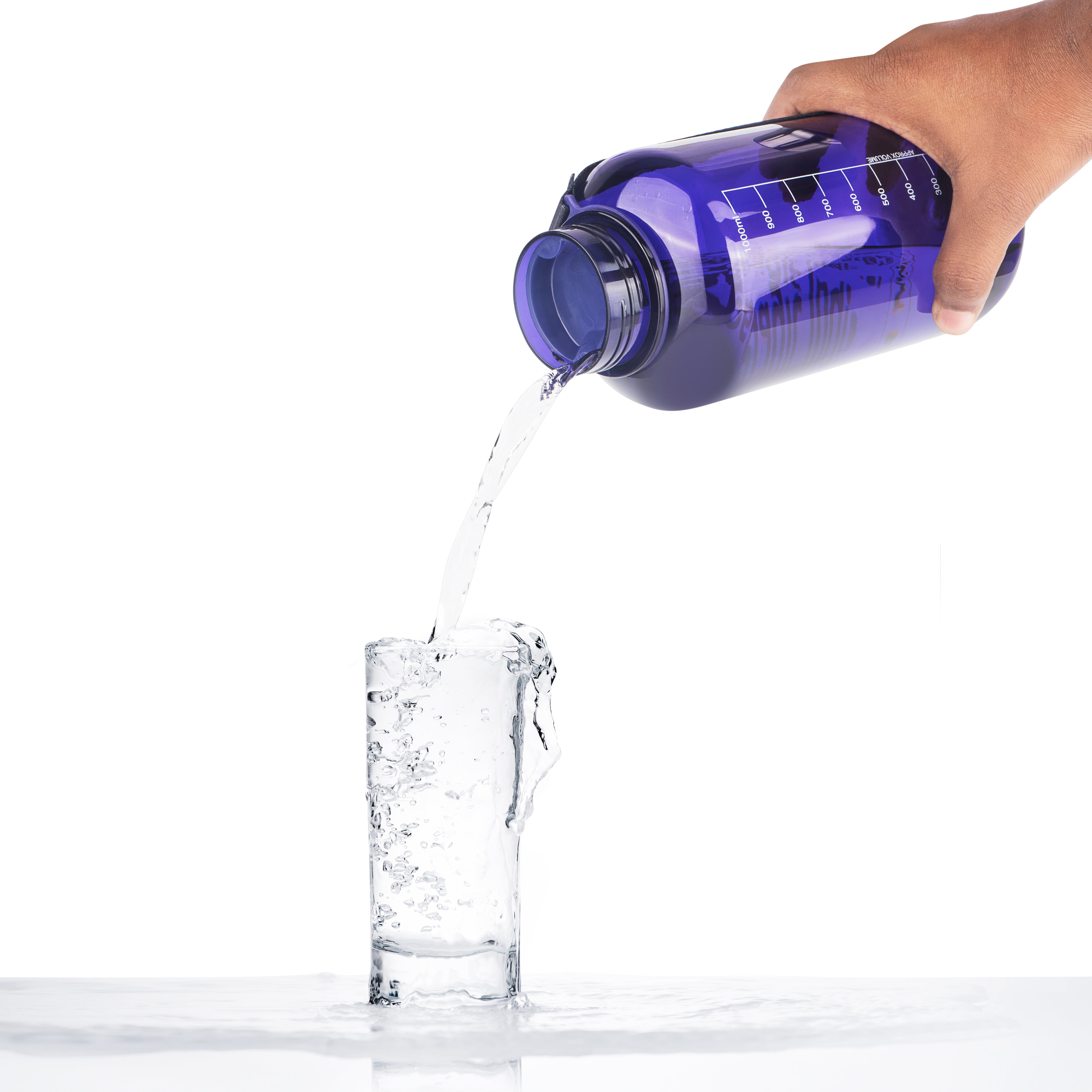 Enagic Kangen 1000ml Tritan Water Bottle – BPA-Free, Leakproof, Reusable | Classic Design with Steel Lid & Strap