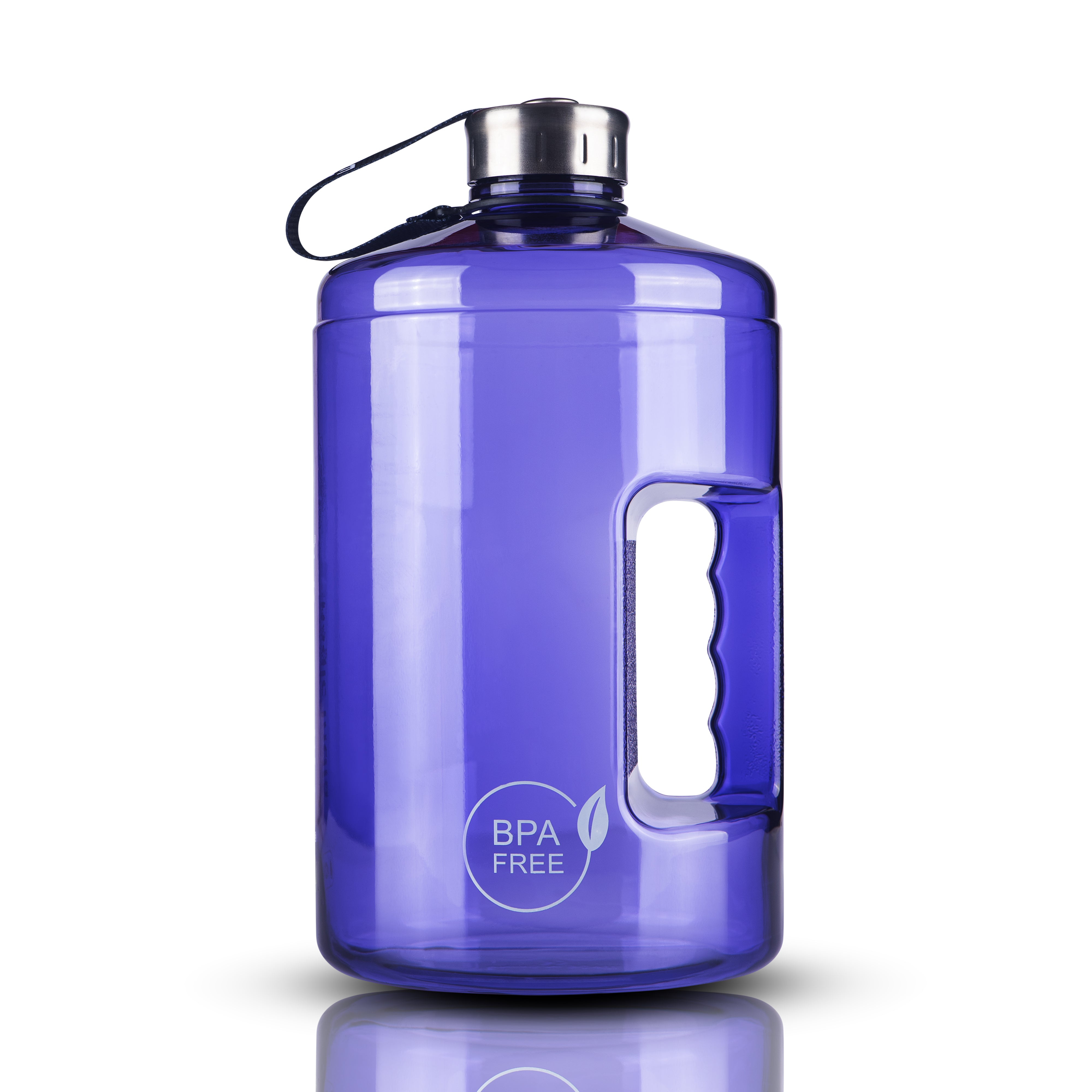 Enagic Kangen 3700ml Tritan Water Bottle – Glossy Finish with Stainless Steel Lid & Handle | BPA-Free, Leakproof, Mega Size & Durable