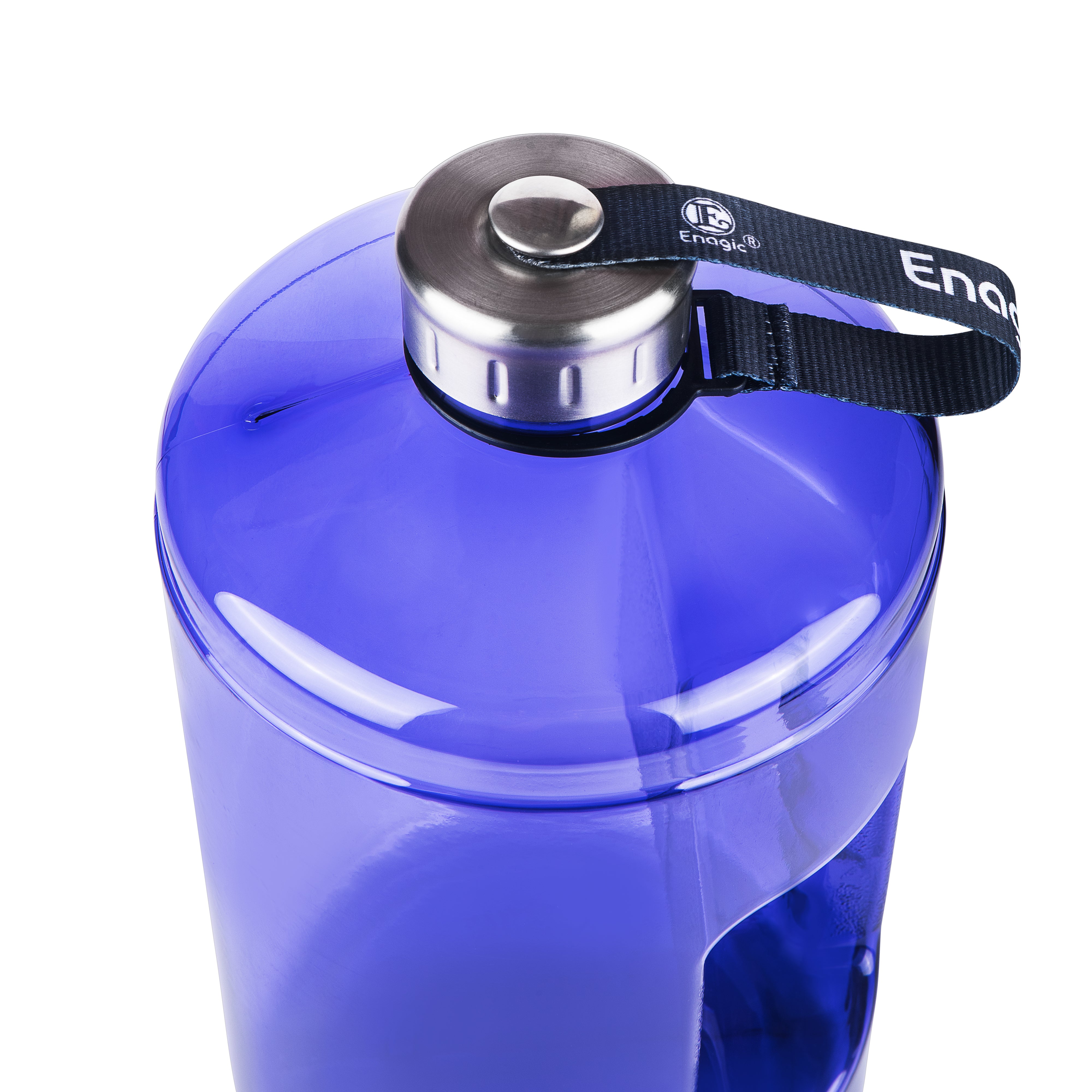 Enagic Kangen 3700ml Tritan Water Bottle – Glossy Finish with Stainless Steel Lid & Handle | BPA-Free, Leakproof, Mega Size & Durable