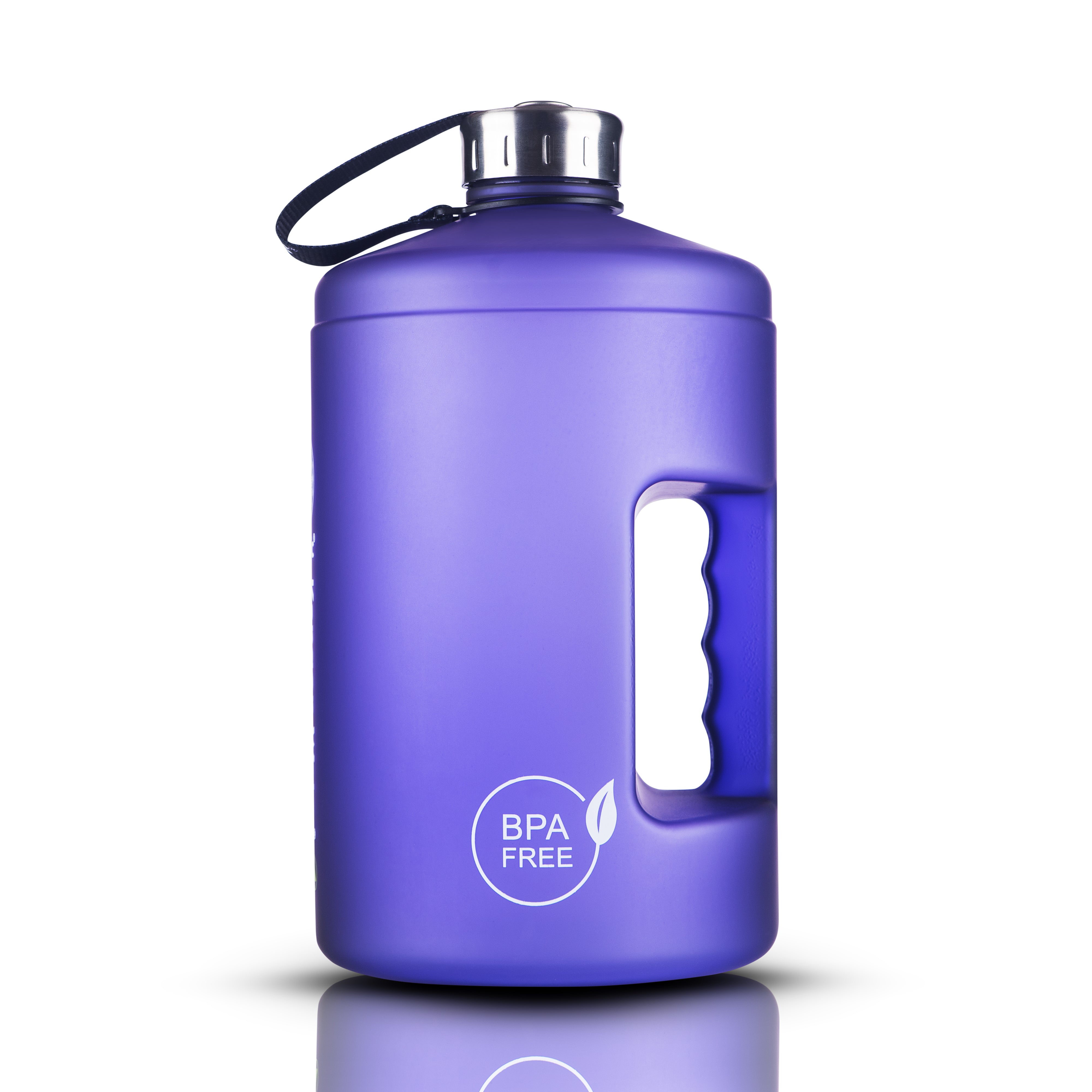 Enagic Kangen 3700ml Tritan Water Bottle – Matte Finish with Stainless Steel Lid & Handle | BPA-Free, Leakproof, Mega Size & Durable