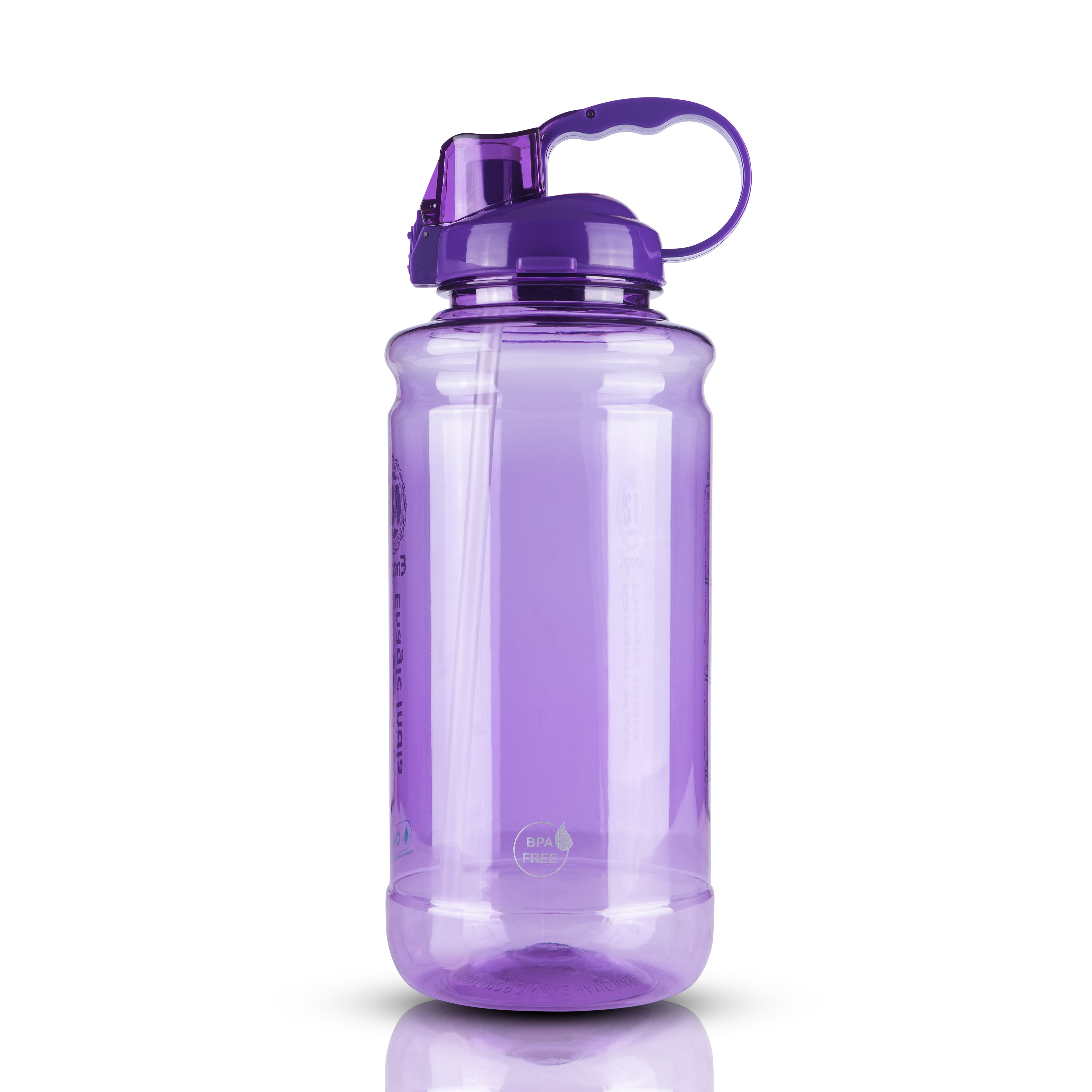 Enagic Kangen 3000ml Tritan Water Bottle – Mega Size with Sipper Pipe & Carry Handle | BPA-Free, Leakproof, Durable & Reusable
