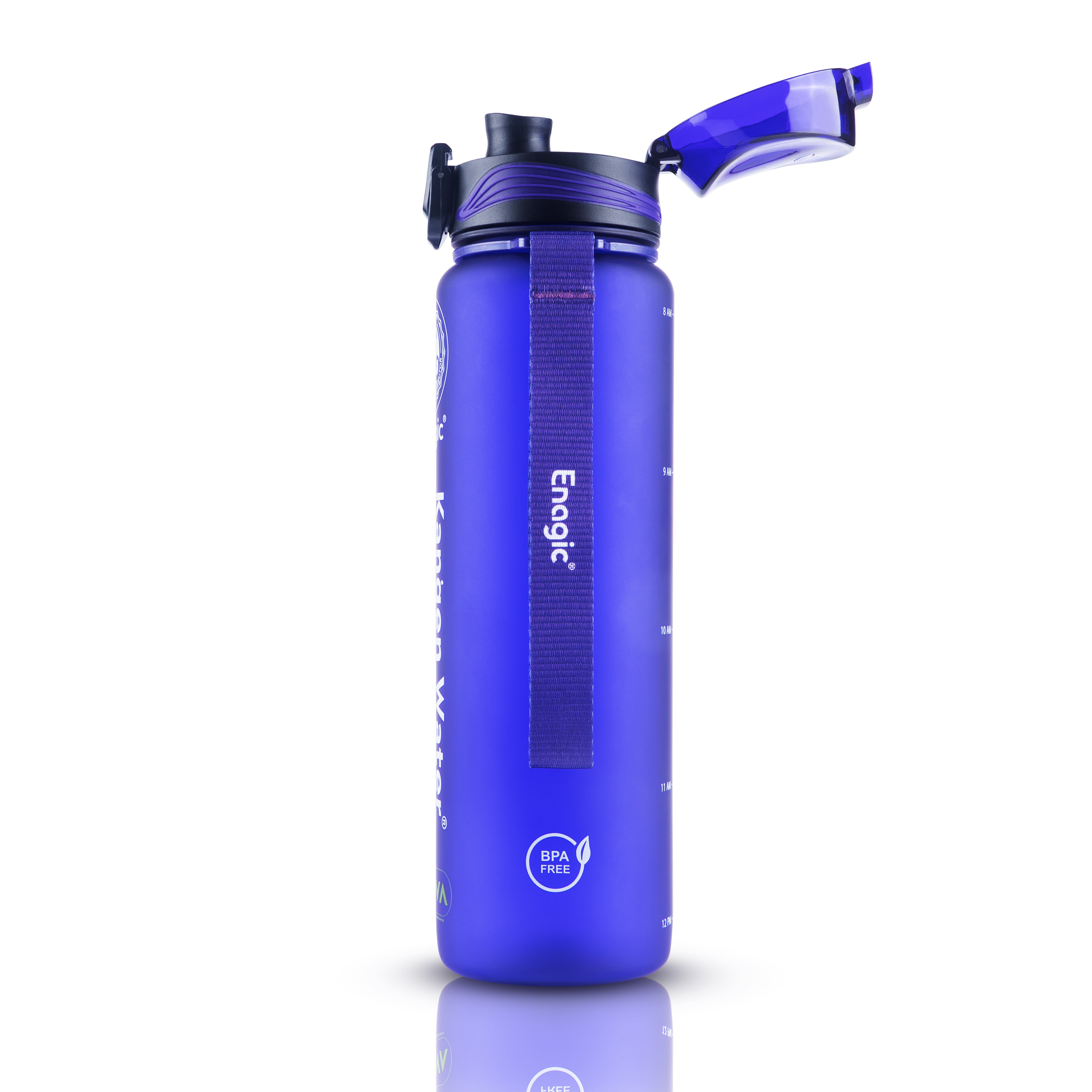 Enagic Kangen 1000ml Tritan Water Bottle – Matte Finish | BPA-Free, Leakproof, Reusable with Cup Style Lid