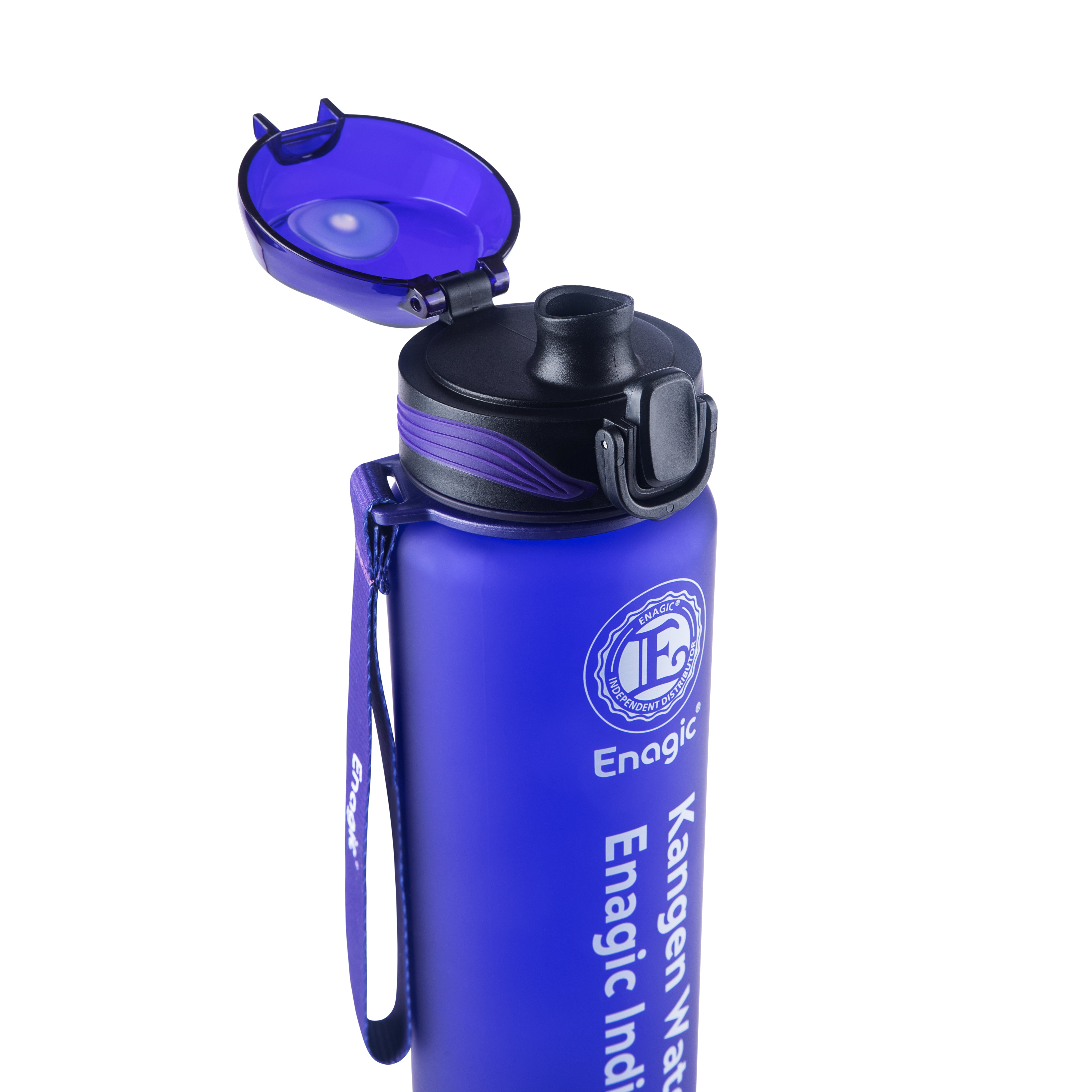 Enagic Kangen 1000ml Tritan Water Bottle – Matte Finish | BPA-Free, Leakproof, Reusable with Cup Style Lid