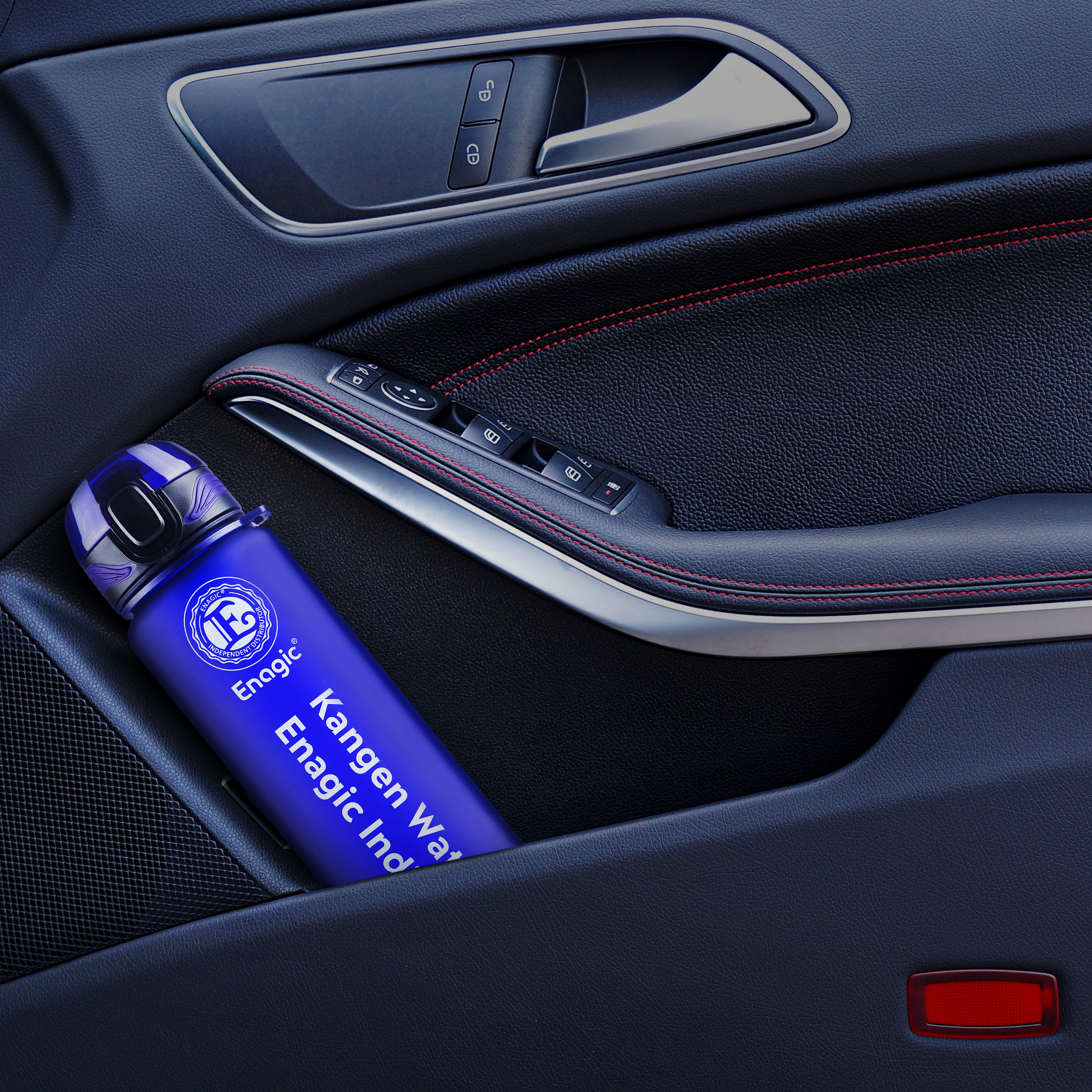 Enagic Kangen 1000ml Tritan Water Bottle – Matte Finish | BPA-Free, Leakproof, Reusable with Cup Style Lid